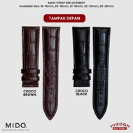 Mido Leather Watch Strap 18mm 20mm 21mm 23mm
