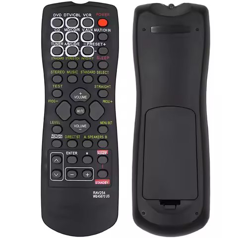 Remote Control suited For Yamaha AV RAV22 RX-V350 RX-459 HTR-5630 DSP-AX457 DSP-AX557