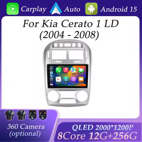 Car Radio Video Multimedia Player for Kia Cerato 1 LD 2004 - 2008 GPS Navigation DSP Stereo BT WiFi 
