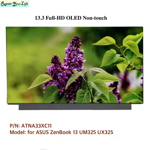 13.3 Full-HD OLED Non-touch ATNA33XC11 For Asus ZenBook 13 UX325 UM325 UM325UA UM325SA ATNA33XC11-0 