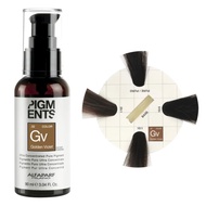 Alfaparf Pigment Metalic .32 Golden Violet แม่สีชนิดน้ำสำหรับสีโทนน้ำตาล น้ำตาลหม่น น้ำตาลทอง ให้สีส