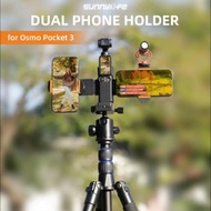 Sunnylife Dual Phones Holder Mount Bracket Dji Osmo Pocket 3