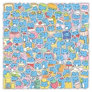 103pcs Anime Bugcat Capoo Cute Sticker Water Bottle Notebook Waterproof Decoration Stickers Toy