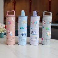 【Sanrio 三麗鷗】環遊世界不鏽鋼真空提把保溫杯660ml-四款任選