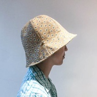 雙面漁夫帽-黃碎花-訂製請提供頭圍並詳細閱讀訂製說明
