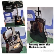 Lumanog Senior Size 2equalizer Guitar(Black)