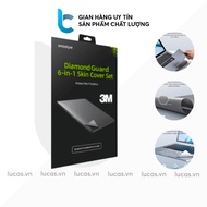 Macbook Air M2/ M3/ M4 15 inch/ Air M2/ M3/ M4 6in1 Innostyle Diamond Guard Sticker Set