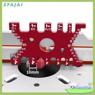 SFAJAI อะลูมิเนียมอัลลอยด์ Dovetail JIG นิ้วเมตริก พรีซิชั่น คาลิปเปอร์เดือยไม้ แบบพกพาได้ ทนทานต่อก