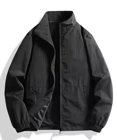 Mens Jacket Man Orange Coats Summer Futuristic Sack Brushed Air Reflective Anorak Camping Waterproof