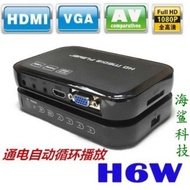 HDMI+VGA HD Set-Top Box Media Player 1080P H6W