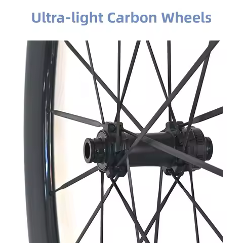 Carbon Spoke Road Bike Wheelset Ultralight 700C 28mm 32mm Tubeless Disc Bicycle Wheel Ceramic Ratche