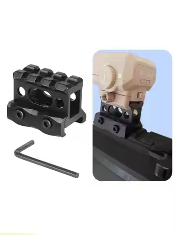 A0KA Aluminum Alloys Risers Adapters 3 Slot Heightening Guide 20 To 20mm