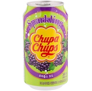 ชูปา ชุปส์ น้ำสปาร์กิ้งโซดาซ่ารสองุ่น Chupa Chups Sparking Soda Grape Flavor 345ml