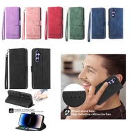 Line Flip Case for Samsung Galaxy A57 A37 A36 S25 FE S26 Ultra S26+ Premium Leather Dreamy Wallet Ca