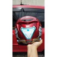 HELM KYT K2 RIDER IRON MAN RED GOLD LIMITED EDITION ONGKIR 2KG