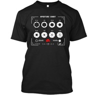 2025 summer new hot-selling men's clothing Photography Aperture Chart F14 F2 F28 F4 F56 T-Shirt