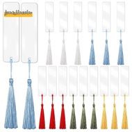 30 Pieces Blank Acrylic Bookmark Acrylic DIY Bookmark Unfinished Acrylic Book Markers Ornaments and 