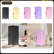 [qjypno49] Small Desk Locker, Desk Cabinet, Desk Storage Organizer, Girls Locker for Makeup, Station