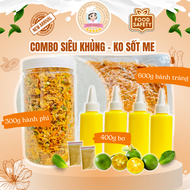 Bánh tráng phơi sương - COMBO THẦN THÁNH (15Kg) - Đồ ăn vặt NHƯ NGỌC - Gồm 300g BT phơi sương + 300