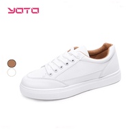 YOTO korean women shoes fashion low cut  White sneakers shoes for women