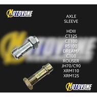 AXLE SLEEVE FOR CENTER STAND