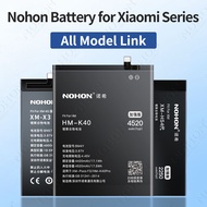 NOHON Battery for Samsung S10 S20 S21 FE S22 S23 Ultra Note 20 10 Plus 9 8 A03 A12 A51 A71 A20 A30 A
