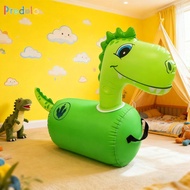 predolo Bouncy Dinosaur Toy Inflatable Riding Hopping Toy for Park Game Outdoor