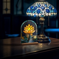 [Ready Stock] BTU470 Colorful Acrylic Ornaments Imitation Glass Texture Table Flower Desktop Decorat