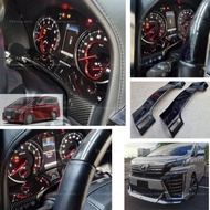 toyota Alphard vellfire anh30 2015-2023 carbon fiber car meter frame cover garnish accessories skhongauto