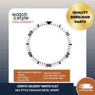 CI0974 SKX007 White Flat Ceramic Insert - SKX Style