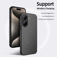 Realme Lưu ý 70 2025 kiểu sợi carbon vỏ cho Realme Lưu ý 70 note70x note70t relame note70 4G 5g trườ