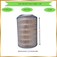 Hyundai Earo A-090 air filter. Filter size 230*300x122/11 iron, shallow bottom. Karasawa filter comp