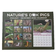 Alilin Funny greeting card - 2026 Fun Calendar 2026 Thick Paper Calendar 2026 January - 2026 Decembe