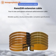 Annapurplesky Nano 4FF Sim card Converter FPC Extension Cable to Nano 4FF Micro 3FF Standard 2FF Sim