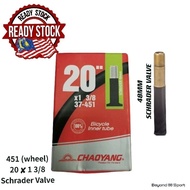 Bicycle Inner Tube 451 - Chaoyang 20 1 3/8 - 48mm Scrader Valve