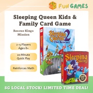 (SG Stock) Sleeping Queens & Sleeping Queens 2 - Magical Family Card Game Adventure Age 8+ Players 2