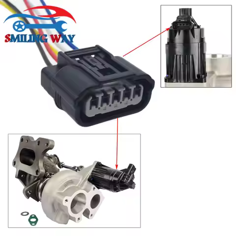 TD025 Turbo Charger EGR Solenoid Valve Actuator Wastegate Harness Connector For Honda CR-V Civic Acc