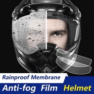 Universal Motorcycle Helmet Anti-Fog Film and Rainproof Film Durable Nano Coating Adhesive Film Helm