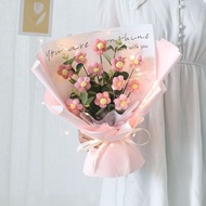 COD Handmade Crochet Flower Hand-woven Flowers Handmade Crochet Flower Artificial Flower Teachers Da