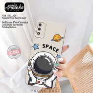 ITEL A26 Case - Cute Astronod Fashion Case - Pro Camera Softcase - ITEL A26 Casing - TPU Silicone - 