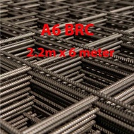 [ 1 pcs cut in 3pcs = 2m x 2.2M  3pcs ] A6 BRC 2.2m x 6 meter BRC 6" x 6" X 6mm steel