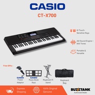 Casio CT-X700 Casiotone 61-Key Portable Keyboard, Black