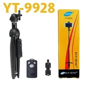 TONGSIS TRIPOD YUNTENG YT-9928 BLUETOOTH 2IN1 MINI DEKSTOP TRIPOD SELFIE STICK YT 9928
