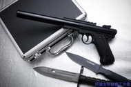 【阿盛生存遊戲工作室】KJ MK1魚骨加長版 黑色 直壓 瓦斯短槍