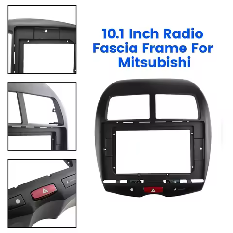 Car Stereo Radio Fascia Trim 10.1 Inch Frame For Mitsubishi ASX/RVR/Outlander Car Replacement Parts 