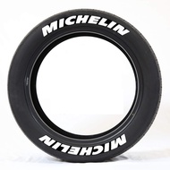 Michelin Car Sticker Motorcycle Car Tire Letter Stickers Wheel Sticker 3D English Letter 1PCS