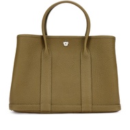 Hermès Vert Veronese Negonda Garden Party 30 TPM Palladium Hardware, 2020