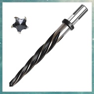 (OAKF) 1/2In Bridge Construction Reamer Drill Bit M2 HSS Taper Chucking Reamer for Steel Alloy Metal