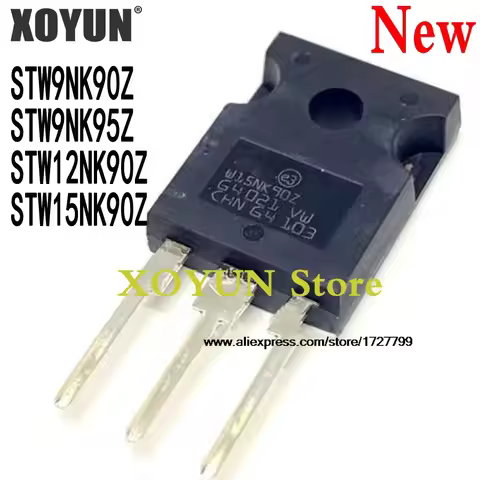 5pcs STW12NK90Z STW9NK90Z STW9NK95Z STW15NK90Z W12NK90Z W9NK90Z W9NK95Z W15NK90Z TO-247