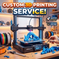 Custom 3D Printing Service | Print Your STL File | PLA / PETG / ABS | Fast Delivery Malaysia